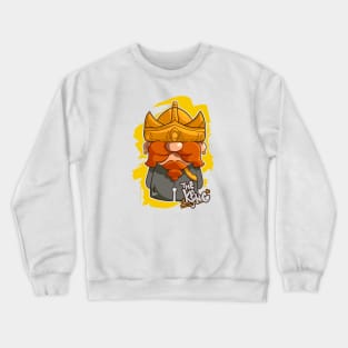 King Cartoon Character Crewneck Sweatshirt